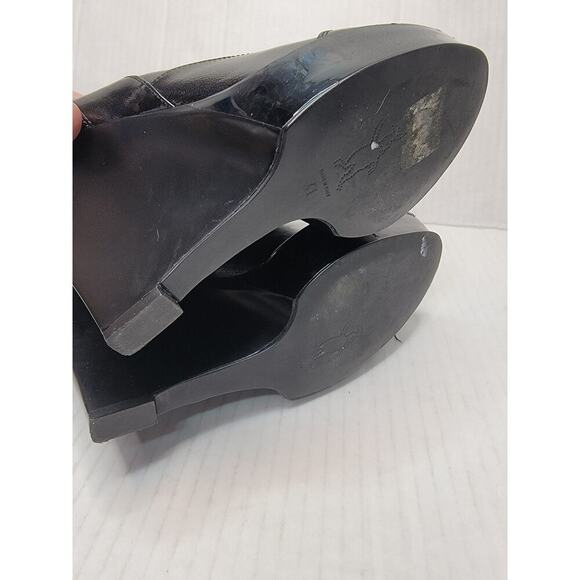 MARNI ITALY peep-toe lace-up patent leather brogue wedge platform booties 41 - Picture 7 of 10